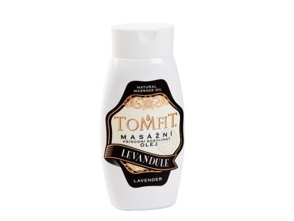 TOMFIT přírodní masážní olej Levandule 250 ml