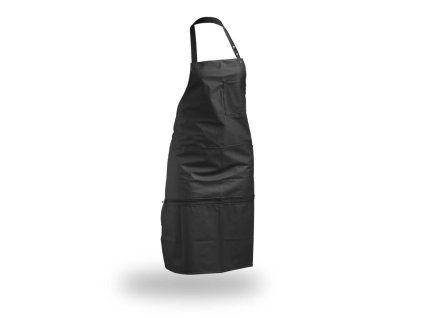 Wako kadeřnická zástěra Zipper černá