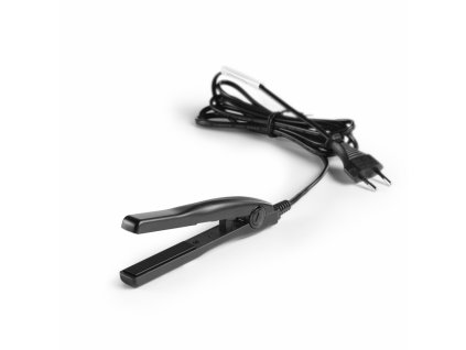 Mini Flat Iron žehlička na vlasy - černá