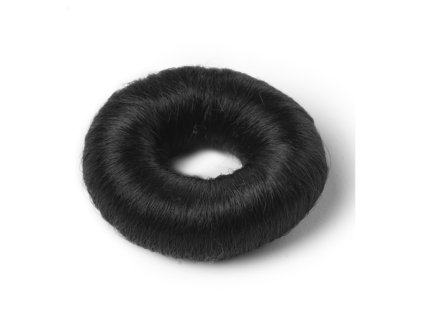 Vycpávka do drdolu černá, průměr 8cm