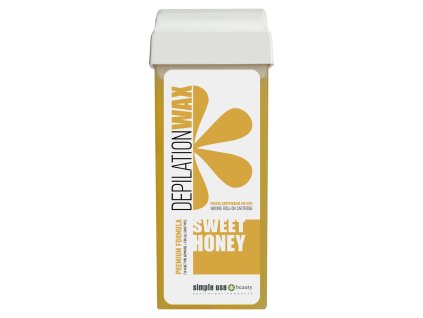 Depilační vosk roll-on Sweet Honey medový, 100ml