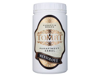 TOMFIT parafínový zábal s mentolem 500g