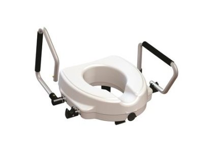 Nástavec na WC 12cm s odklopnými madly