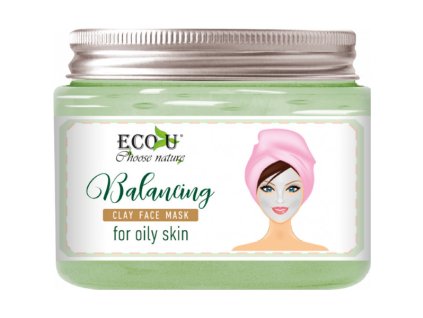 Eco-U jílová pleťová maska vyrovnávací 150ml