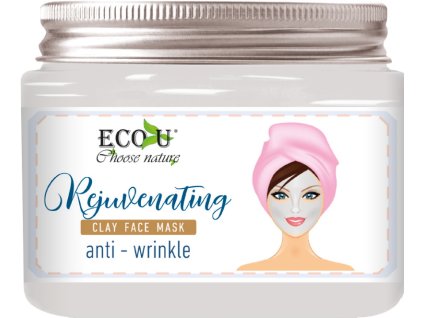 Eco-U jílová pleťová maska proti vráskám 150ml