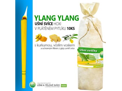 Ušní svíce HOXI s Ylang Ylang - 10ks