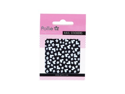 Pollié 3D nálepky na nehty srdce 04831