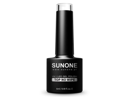 SUNONE Gel lak 5g TOP No Wipe vrchní gel lak bez výpotku
