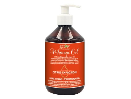 Eco-U masážní olej citrus explosion 500ml