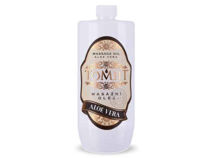 TOMFIT masážní olej s aloe vera - 1l