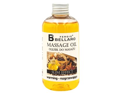Fergio BELLARO masážní olej hřejivý Slim effect - 200ml