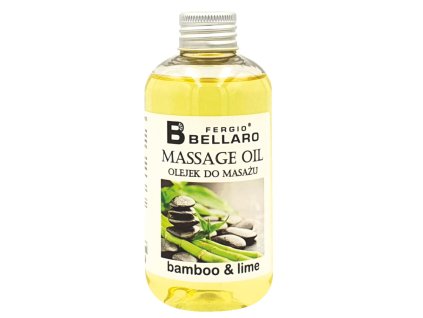 Fergio BELLARO masážní olej bambus a limetka - 200ml
