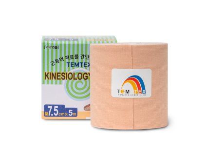 TEMTEX kinesiotape Classic - 7,5cmx5m - béžový 1