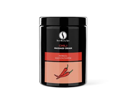 Sara Beauty Spa hřejivý masážní krém Chili 1000ml