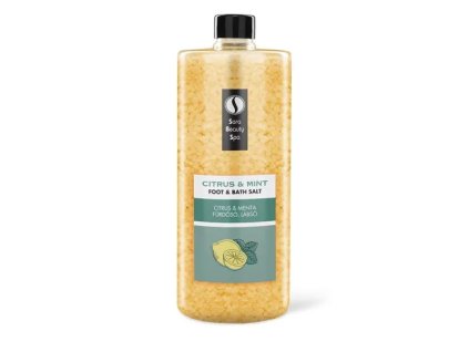 Sara Beauty Spa Koupelová sůl Citron a Máta 1320g