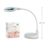 Kosmetická stolní LED lampa s lupou 04947