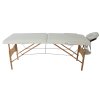 MH Star skládací dřevěné lehátko ETF50 - 71cm - bílé