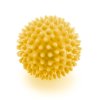 Masážní míček s bodlinkami 10cm - žlutý