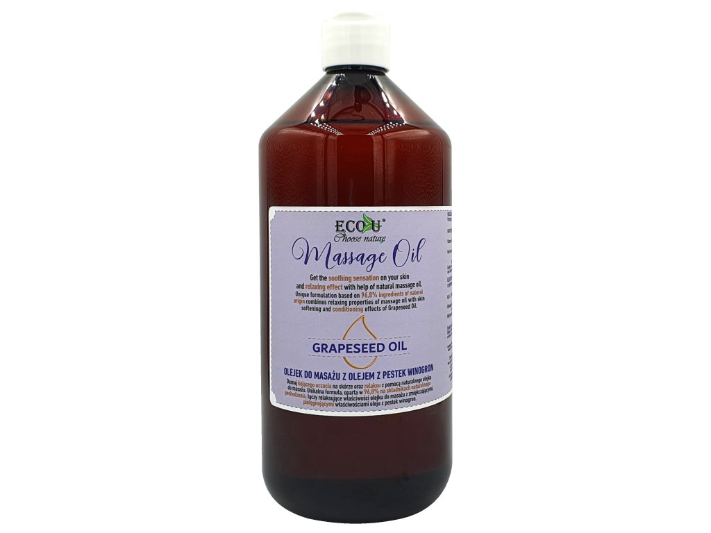 10648 eco u masazni olej s olejem z hroznovych jader 1l
