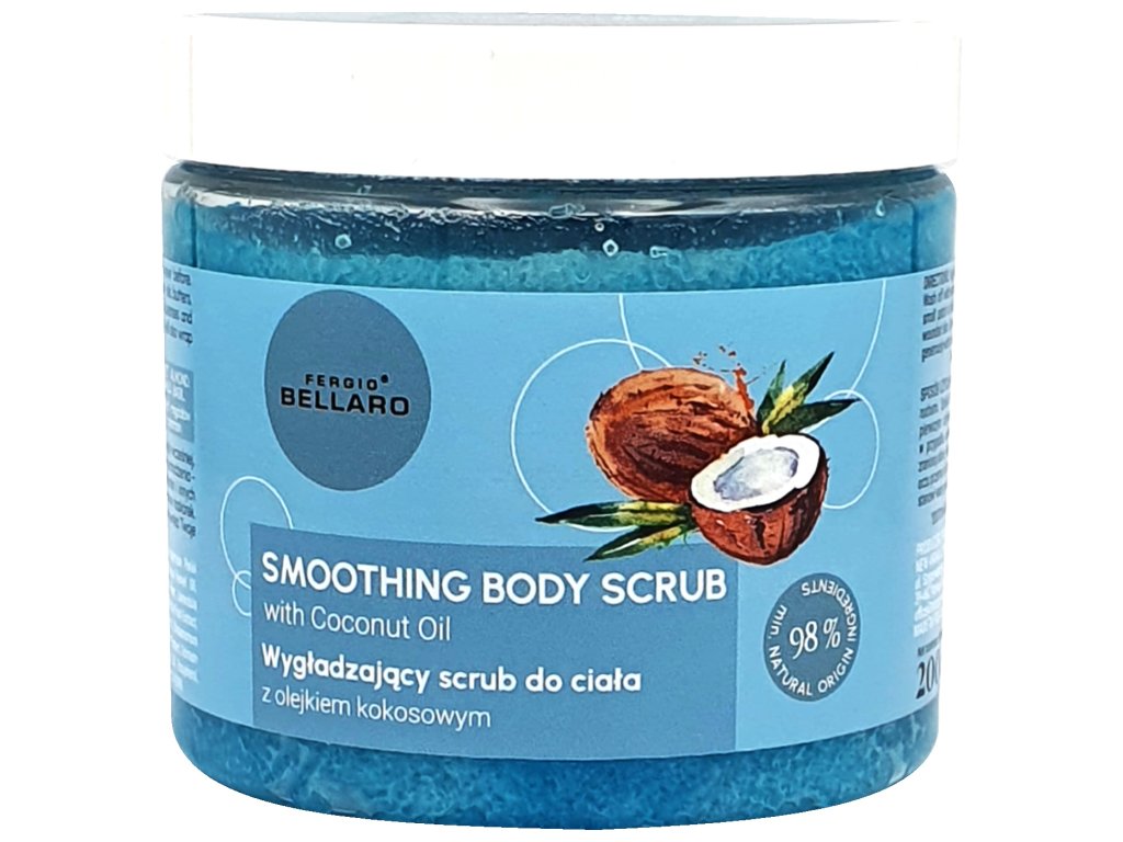10939 fergio bellaro prirodni telovy peeling s kokosovym olejem 200ml