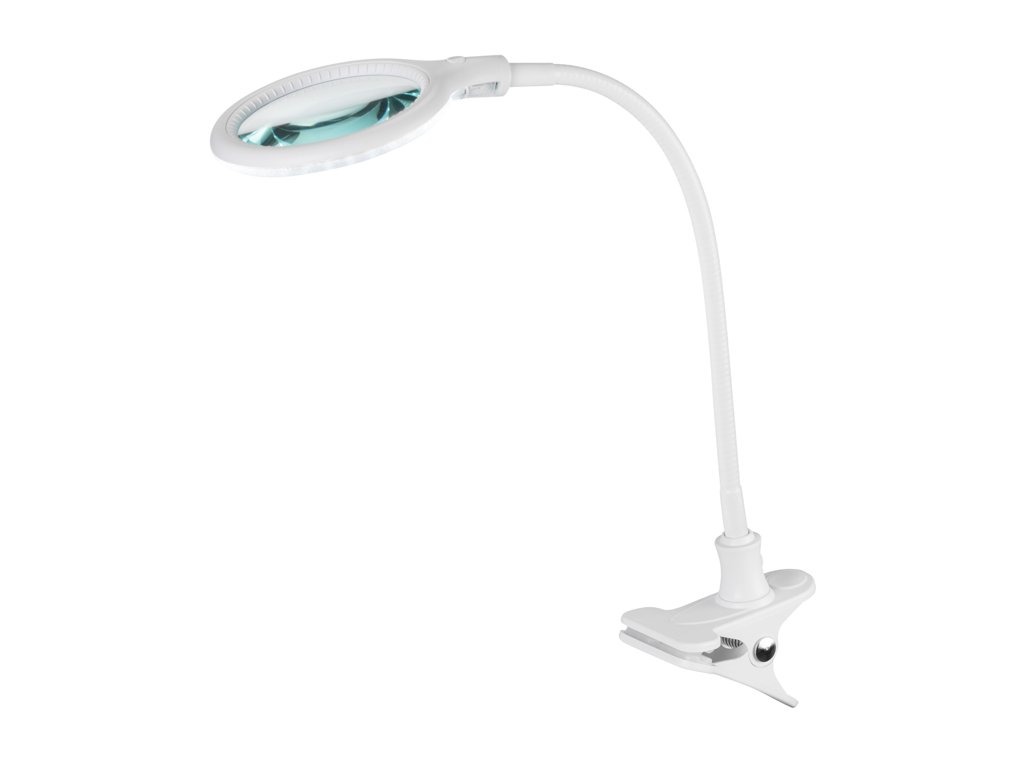 5269 kosmeticka stolni led lampa s lupou 04624 s klipem