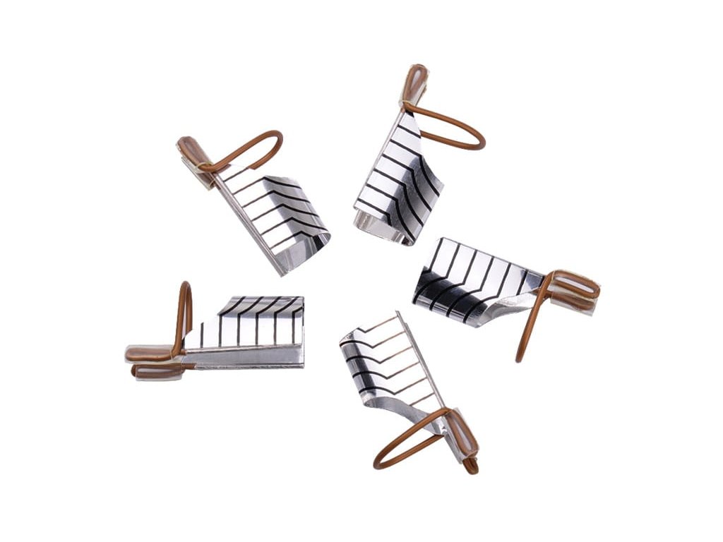 6364 sablony na nehty kovove 5ks