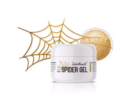 poľský gél Spider gel na zdobenie zlatý isabellenails 5 g 5047 1