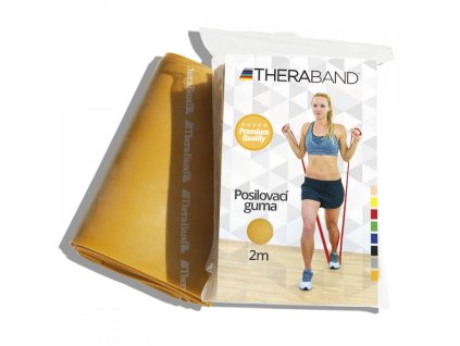 3811 thera band posilovaci guma 2 m zlata max silna