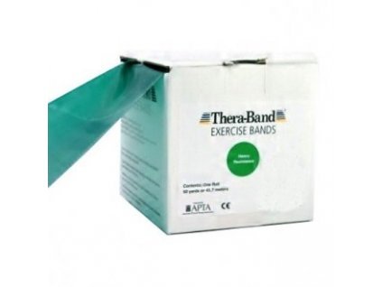 3763 thera band posilovaci guma 45 5 m zelena silna