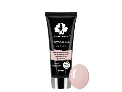 8326 akrylgel powder gel stavebni hema dihema free 30ml nude
