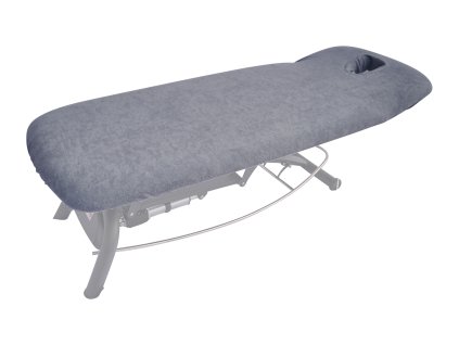 10759 frote potah na lehatko s otvorem sedy