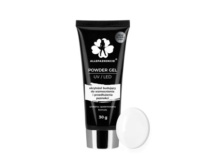 12424 akrylgel powder gel stavebni hema dihema free 30g bily