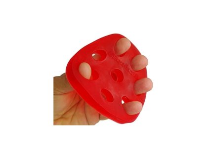 6370 thera band hand xtrainer posilovac prstu a dlane cerveny mekky