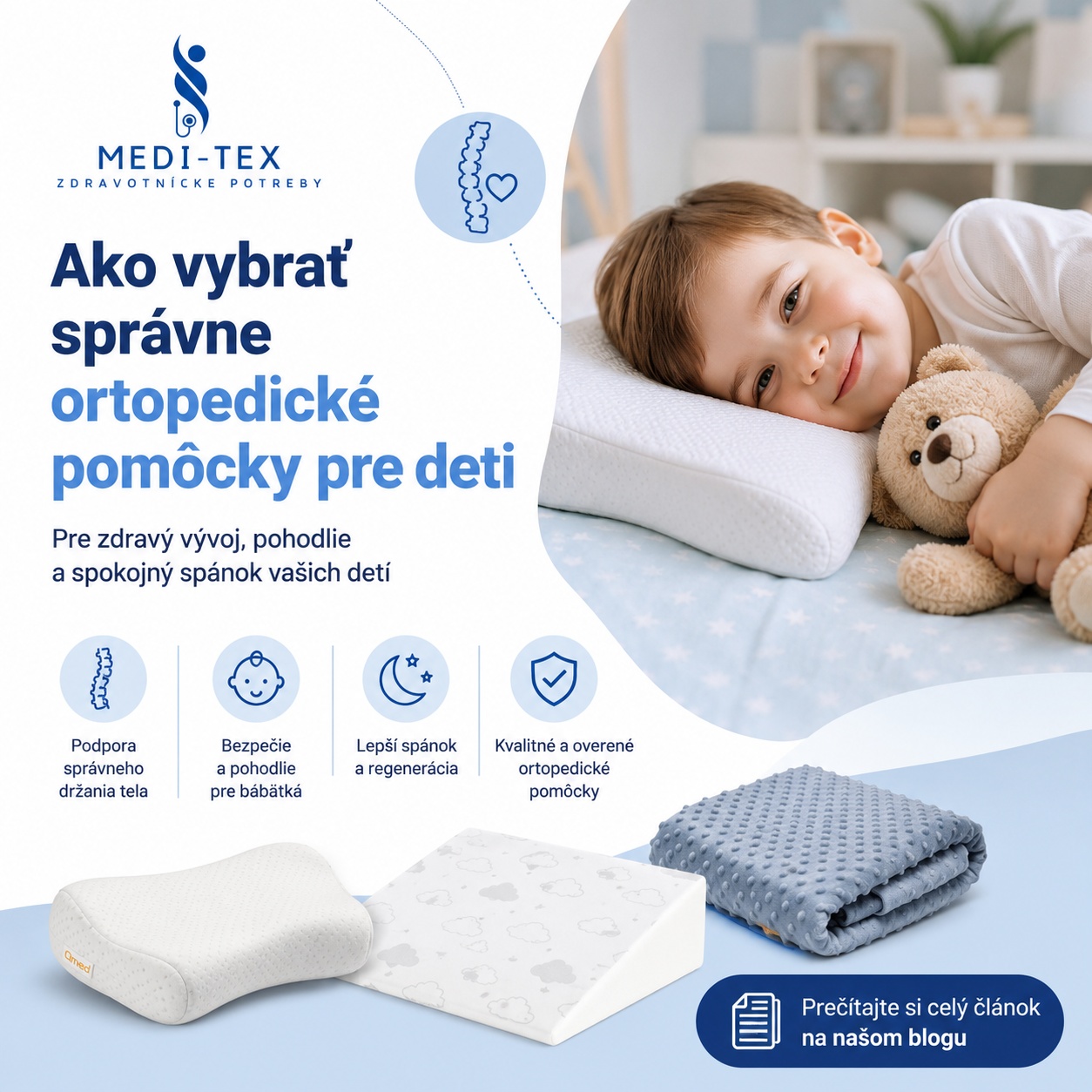 Ako vybrať správne ortopedické pomôcky pre zdravý vývoj detí