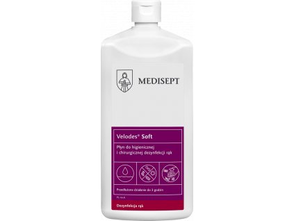 Dezinfekčný prostredok na ruky VELODES SOFT 500 ml