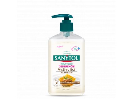 Sanytol dezinfekčné mydlo vyživujúce mandľové mlieko a materská kašička 250ml