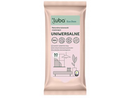 Prírodné čistiace utierky Luba Eco Home Universal 50 ks