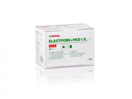 ELASTPORE+PAD I.V. STERILNÁ náplasť s výsekom na fixáciu kanýl a extra vankúšikom