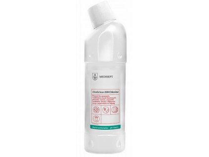 Prípravok na čistenie a bielenie sanitárnych priestorov Mediclean 330 Chlorine 750 ml