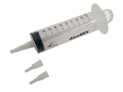 Striekačka na katetrizáciu dicoNEX 100 ml + 2 hroty 10 ks