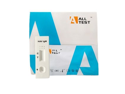 Test na HAV (hepatitída A) kazeta z krvi 25ks