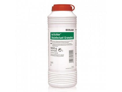 Ecolab Actichlor Granules dezinfekčný prášok na pokrytie krvi a sekrétov 500g