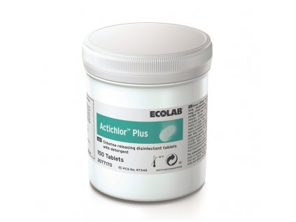 Dezinfekčné tablety Ecolab Actichlor Plus na čistenie a dezinfekciu povrchov 150 tabliet