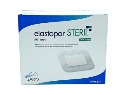 ELASTOPOR STERIL - netkaná náplast s absorpční vrstvou, sterilní - 10X25 cm, 25 ks