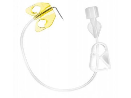 Huberova jehla pro silovou injekční aplikaci - Winged Surecan