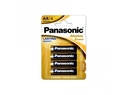 Baterie Panasonic AA LR6-BP4, 4ks Alkaline Power