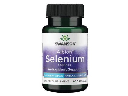 Swanson Albion Selenium Complex 200 mcg 90 kapsli