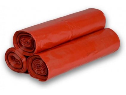 3195 1 pytel ldpe 120l 70x110cm t80 15ks role cerveny