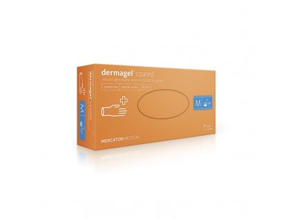 Dermagel coated latexove rukavice nepudrovane 3