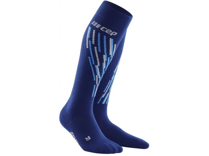 1280x1280 Ski Thermo Socks blue azure